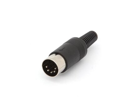 MANNELIJKE-5P-DIN-PLUG-ZWART-(CA082)