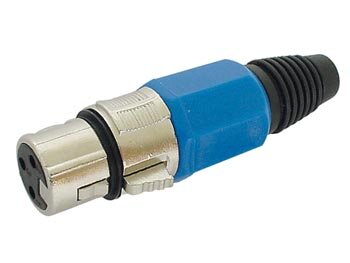 VROUWELIJKE-3P-XLR-PLUG---VERNIKKELD---BLAUW-(CA100BL)