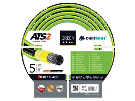 CELLFAST---TUINSLANG---GREEN-ATS2---3/4&quot;---25-m-(CF15-120)&quot;