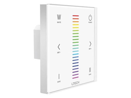 MULTI-ZONE-SYSTEEM---TOUCHPANEL-LED-DIMMER-VOOR-RGBW-LED---DMX-/-RF-(CHLSC33TX)