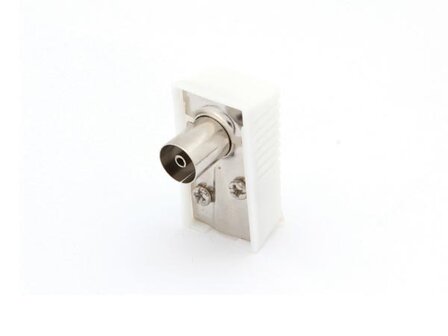 HAAKSE-TV-PLUG-9.5mm/2.3mm---VROUWELIJK---WIT-(CV002)