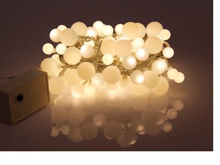 Decolight-LED---6-m---90-bolletjes---warmwit---transparante-kabel---modulator---24-V-(DCL-XMA07-24V-UW)