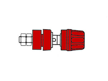 GEISOLEERDE-4mm-INBOUWBUS-MET-KOP-EN-RING-/-ROOD-(PKI10A)-(HM2411A)