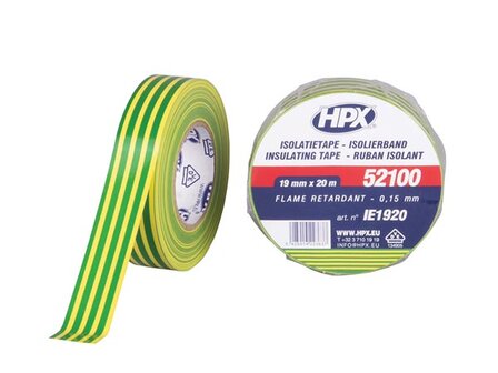 PVC-isolatietape-VDE---geel/groen-19mm-x-20m-(HPXIE1920)