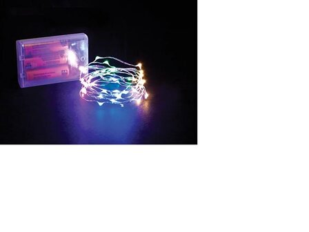 Microlight-LED---2-m---40-meerkleurige-lampjes---zilverdraad---batterijen-niet-meegeleverd-(MC-LED-2-40-MC)