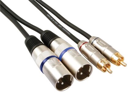 XLR-RCA-KABEL---2-x-XLR-3-POLIG-naar-2-x-RCA-MANNELIJK---1-m-(PAC150)