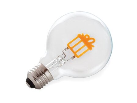 Deco-bulb---ledlamp---filament-(goudkleurig)-in-de-vorm-van-een-geschenk---E27-(V-GIFT-2W-G)