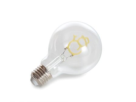 Deco-bulb---ledlamp---filament-(goudkleurig)-in-de-vorm-van-een-sneeuwman---E27-(V-SNOWMAN-2W-G)