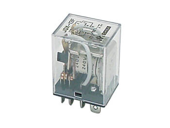 KRACHTIG-RELAIS-10A/24VDC-220VAC-2-x-WISSEL-12Vdc-(VR10HD122C)