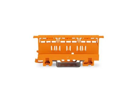 BEVESTIGINGSADAPTER---SERIE-221---6-mm&sup2;---VOOR-MONTAGE-OP-TS-35/SCHROEFMONTAGE---ORANJE-(WG221510)