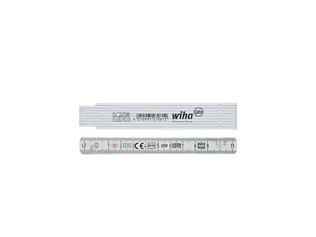 Wiha-Duimstok-Longlife&reg;-1-m-metrisch,-10-delen-(27062)-wit-(WH27062)