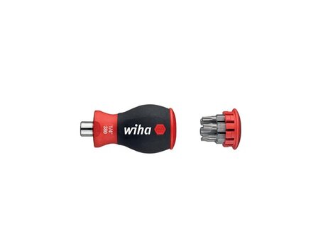 Wiha-Schroevendraaier-met-bitmagazijn-magnetisch-TORX&reg;-met-6-bits,-Stubby,-1/4&quot;-(33743)-(WH33743)&quot;