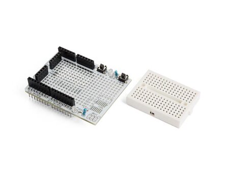 PROTOSHIELD-PROTOTYPING-BOARD-MET-MINI-BREADBOARD-VOOR-ARDUINO&reg;-UNO-(WPB201)