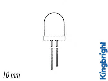 SUPERFELLE-10mm-LED-ROOD-DIFFUUS-350mcd-(L-813SRD-C)