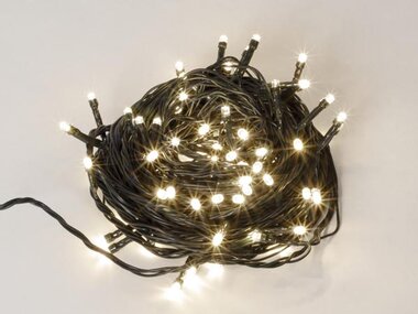 Twistlight LED - 3 m - 250 witte lampen - zwart draad - 31V (TWL-LED-3-250-31V-W)