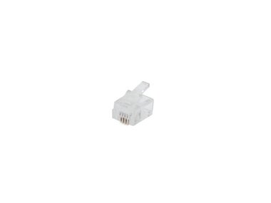 MODULAIRE PLUG RJ11 6P4C, 50 st. IN BLISTER (6P4C/B)