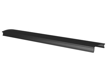 Top diffuser voor wand led lamp, SL-serie - polycarbonaat UV-stab. - 3 m - zwart gematteerd (AB-SL-B3)