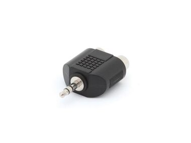 DUBBELE RCA VROUWELIJK NAAR MANNELIJKE 3.5mm STEREO JACK (CAA20)