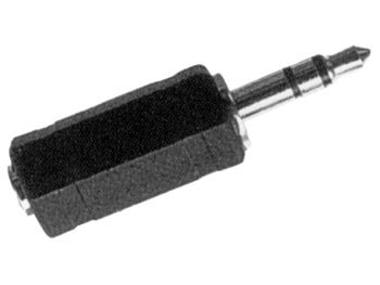 VROUWELIJKE 3.5mm  MONO JACK NAAR MANNELIJKE 3.5mm STEREO JACK (CAA21)