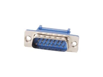 MANNELIJKE 15P SUB-D CONNECTOR VOOR PLATTE KABEL (CC053)