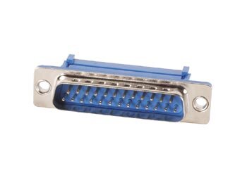 MANNELIJKE 25P SUB-D CONNECTOR VOOR PLATTE KABEL (CC054)