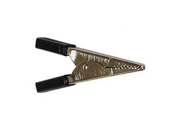 ALLIGATOR CLIP GEEN VOET 50mm - ZWART (CM7B)