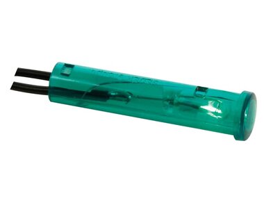 RONDE 7mm SIGNAALLAMP 12V GROEN (CRAF012V)