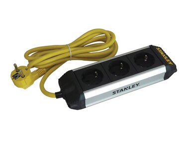 STANLEY - 3-VOUDIGE STEKKERDOOS CORE - RANDAARDE (ESTN3-G)