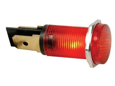 RONDE SIGNAALLAMP 14mm 12V ROOD (HRJC012R)