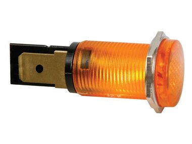 RONDE SIGNAALLAMP 14mm 220V ORANJE (HRJC220A)