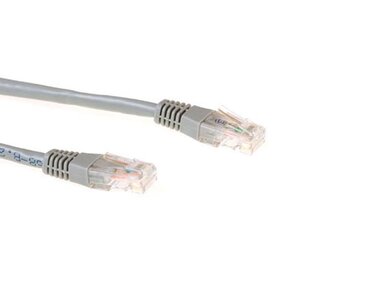 CAT6 U/UTP netwerkkabel, CCA, 5m, grijs (IM8005)