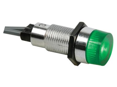 RONDE SIGNAALLAMP 13mm 12V GROEN (KRJF012V)