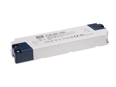 LED-DRIVER MET CONSTANTE STROOM - DIMBAAR - 1 UITGANG - 1400 mA - 40 W (PLM-40E-1400)