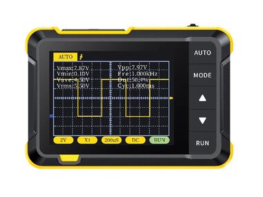 Mini-handheld digitale oscilloscoop, 2,5M samples/s, 200kHz (DVMDSO152)